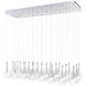 Larmes 24 Light 37.5 inch Polished Chrome Linear Pendant Ceiling Light