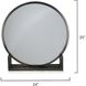 Odyssey 24 X 20 inch Antique Black and White Standing Mirror