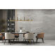 Carina 13 Light 47.5 inch Warm Brass Linear Chandelier Ceiling Light