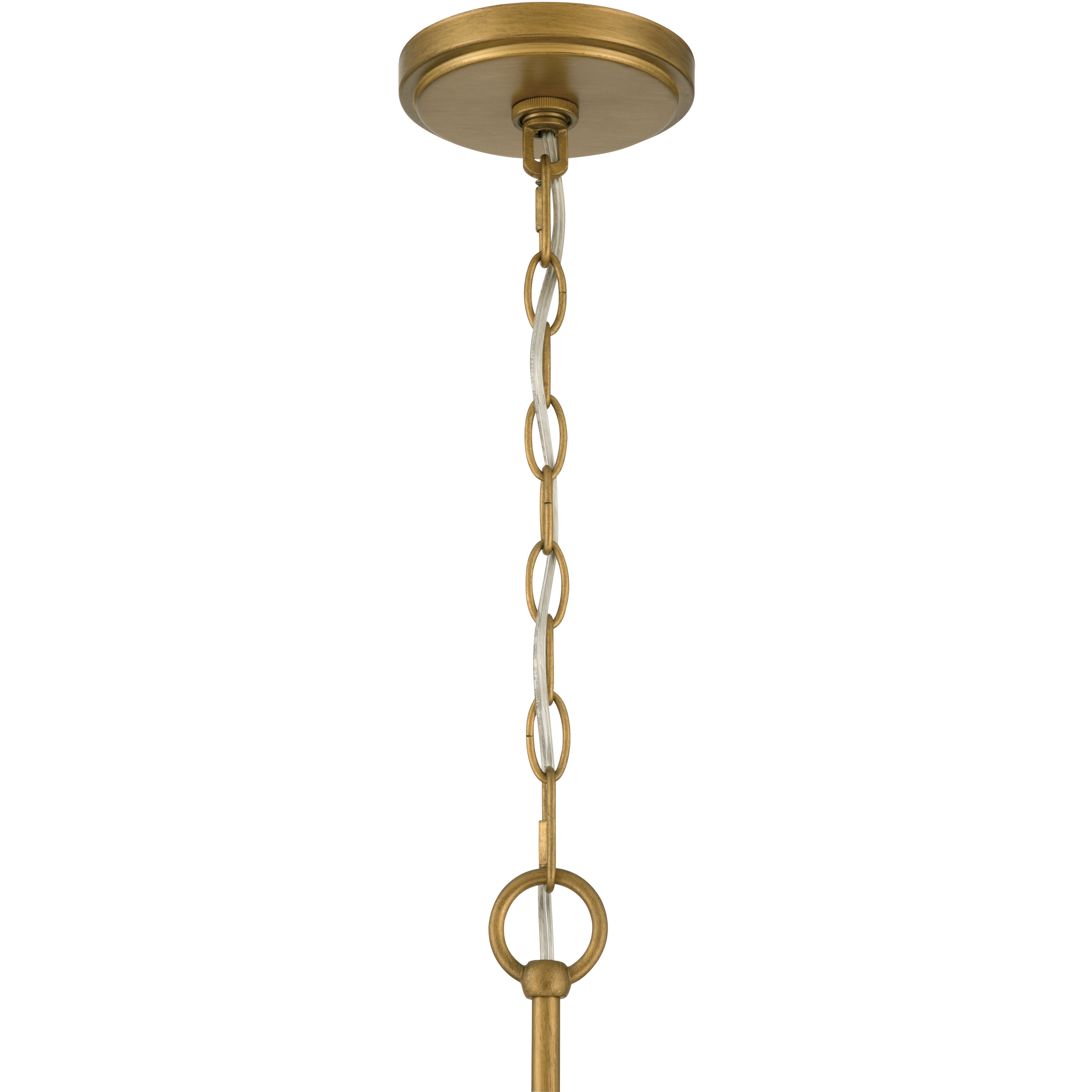 Ramus 4 Light 30 inch Painted Legacy Brass Chandelier Ceiling Light