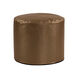Pouf 18 inch Luxe Bronze Tall Ottoman with Cover