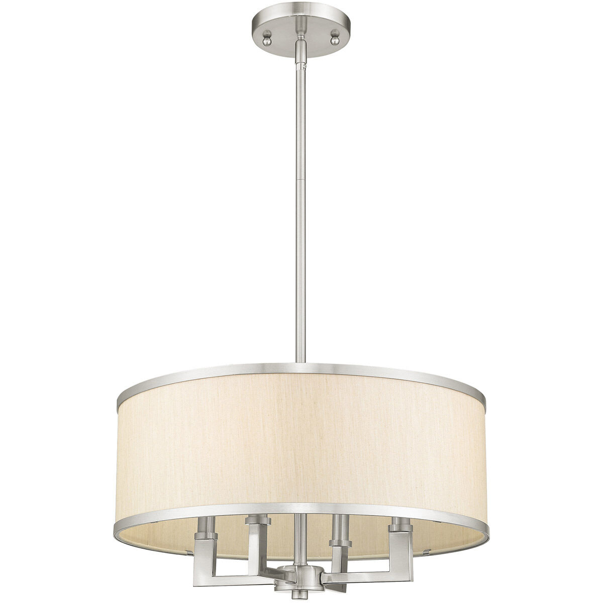 Park Ridge 4 Light 18 inch Brushed Nickel Chandelier Ceiling Light