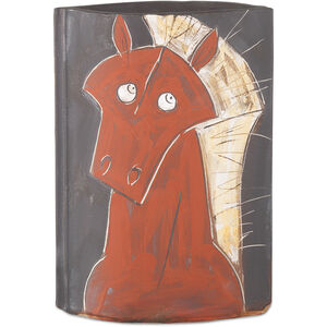 Artistic Horse 14 X 10 inch Vase, Large