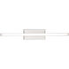 Parallax LED 18 inch Brushed Nickel Bath Vanity & Wall Light, dweLED