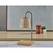 Ridgley 13.25 inch 50 watt Antique Brass Candlewarmer Lamp Portable Light, Simplee Adesso