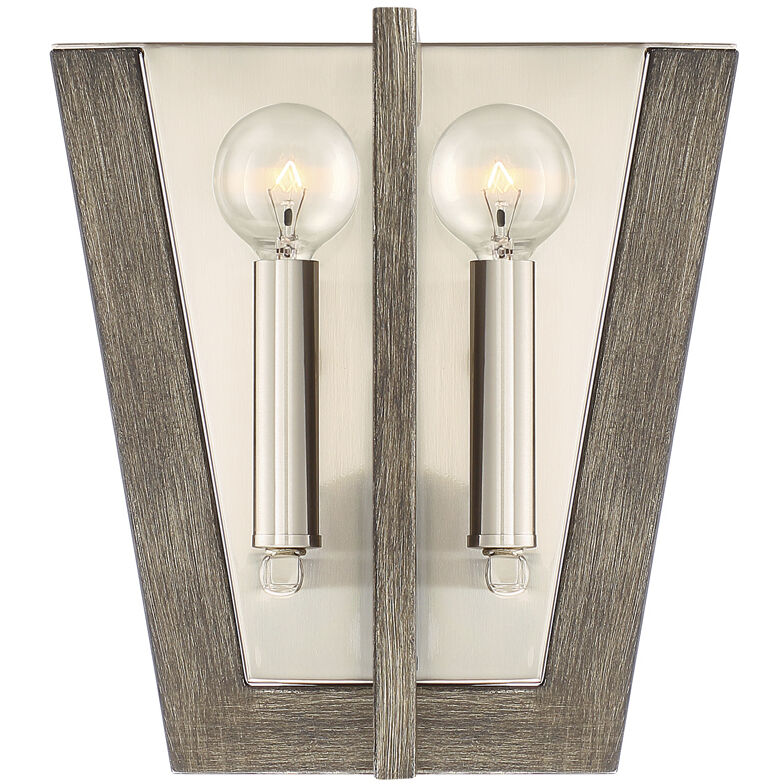 Westend 2 Light 9.5 inch Satin Platinum Wall Sconce Wall Light