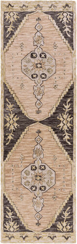 Urfa 96 X 30 inch Mauve Rug in 2.5 x 8, Runner