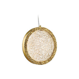 Bottega LED 10 inch Polished Brass Pendant Ceiling Light