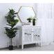 Eternity 34 X 24 inch Brass Wall Mirror