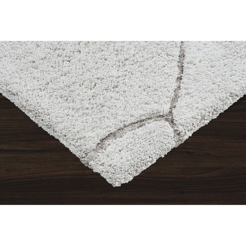 Allen 87 X 63 inch Off White and Taupe Rug, 5’3" x 7’3" ft