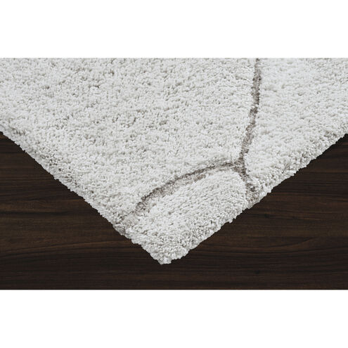 Allen 59 X 39 inch Off White and Taupe Rug, 3’3" x 4’11" ft