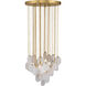 Velisse 6 Light 27.5 inch Legacy Brass Pendant Ceiling Light
