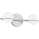 Textile Collection - Centric 2 Light 14.25 inch Brushed Nickel Bath Bar Wall Light