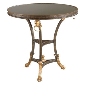 Chelsea House Natural Black/Gold Center Table