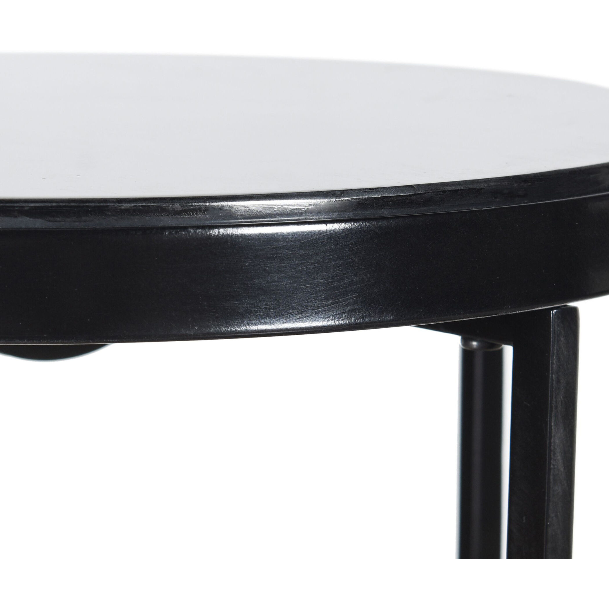 Austin 15 inch Satin Black Accent Table