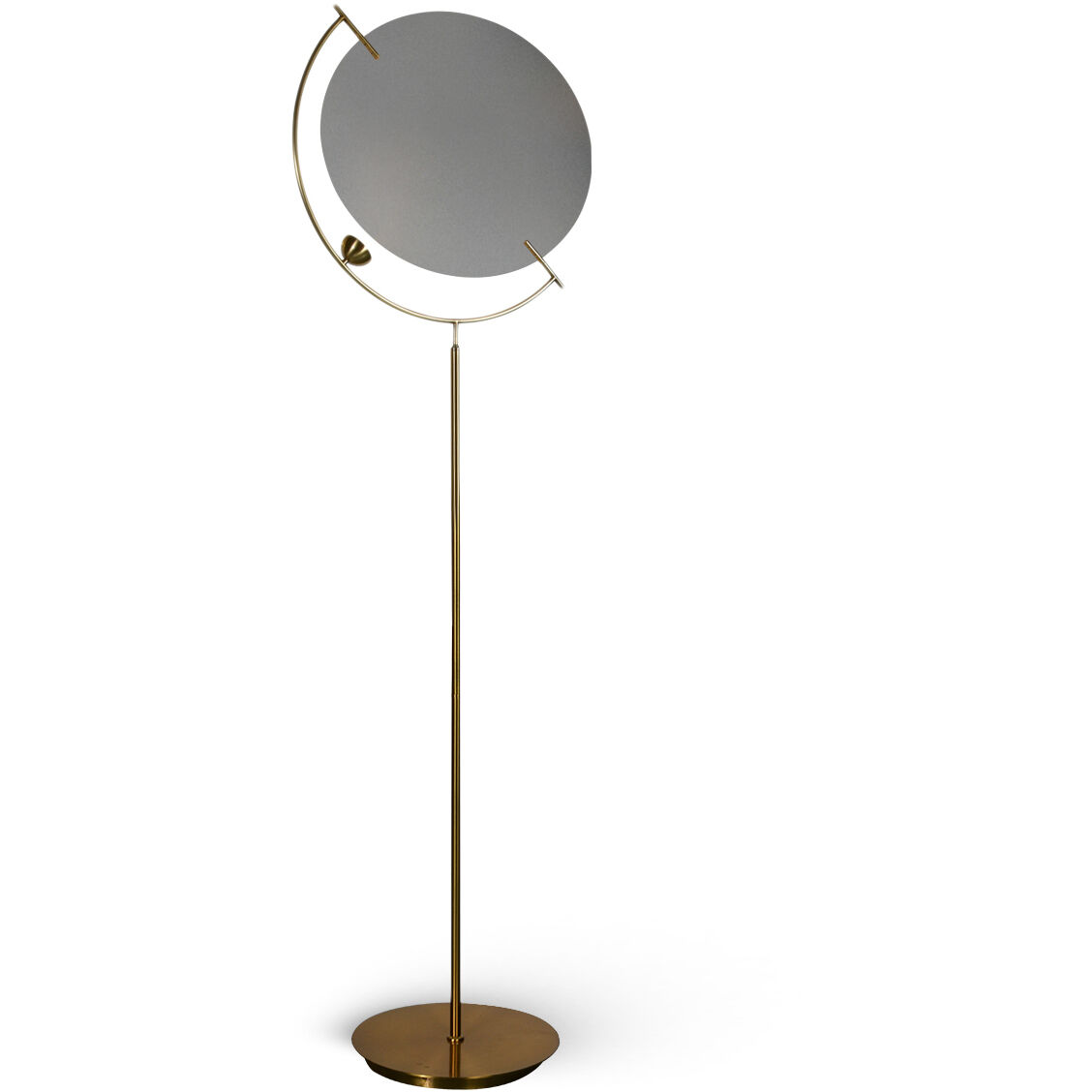 Artisan Collection/ COMO Series 59.75 inch 4 watt Antique Brass Floor Lamp Portable Light