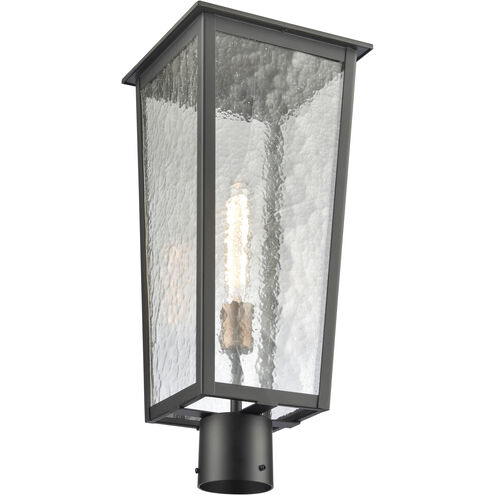Marquis 1 Light 22.5 inch Matte Black and Chemical OZ Outdoor Post Light