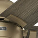 Erling 44 inch Burnished Brass with Warm Grey Oak Blades Ceiling Fan