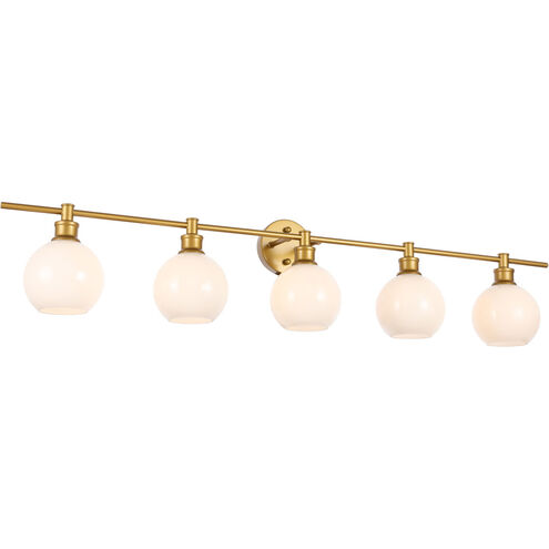 Syracuse 5 Light 47 inch Brass Wall sconce Wall Light