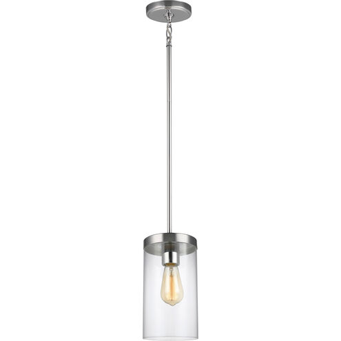 Reading 1 Light 6 inch Chrome Pendant Ceiling Light