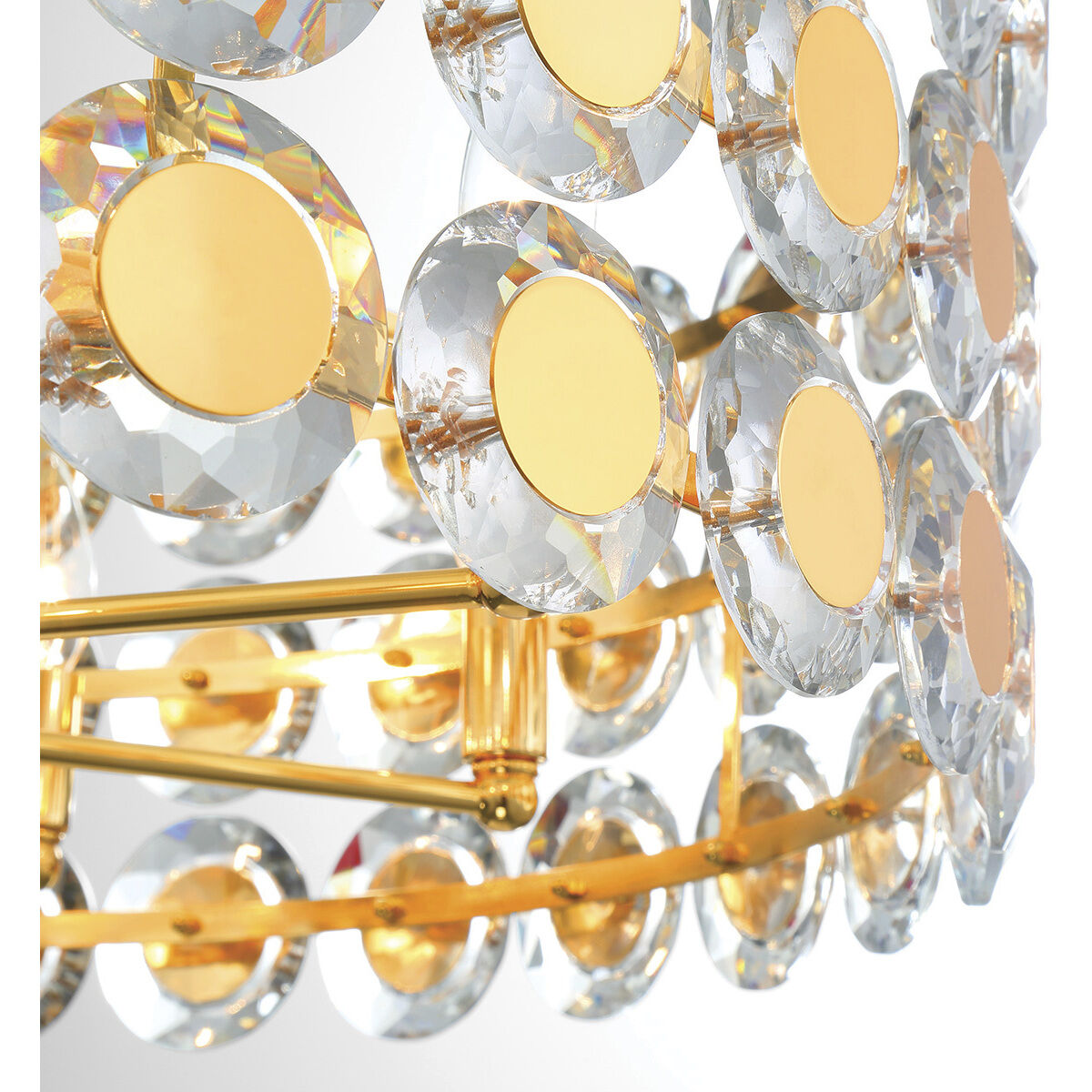 Perrene 8 Light 31.5 inch Gold Chandelier Ceiling Light