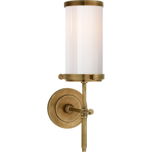 Thomas O'Brien Bryant2 1 Light 4 inch Hand-Rubbed Antique Brass Bath Sconce Wall Light