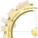 Guadiana LED 32 inch Satin Gold Chandelier Ceiling Light