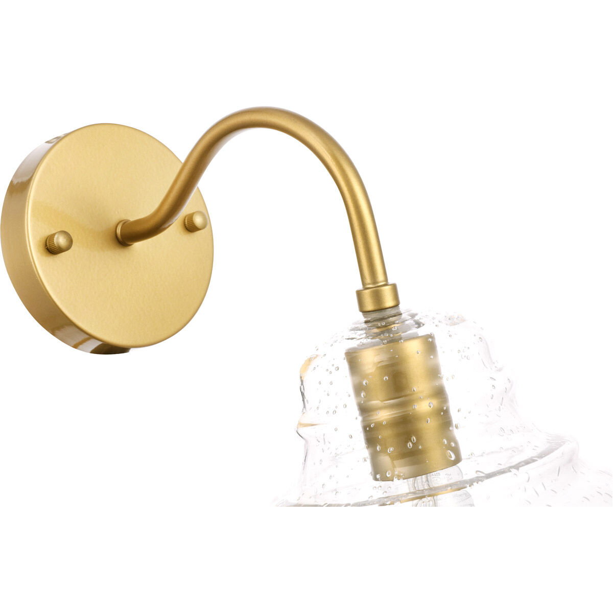 Pierce 1 Light 8 inch Brass Wall sconce Wall Light