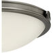 Maxwell LED 19 inch Antique Nickel Flush Mount Ceiling Light