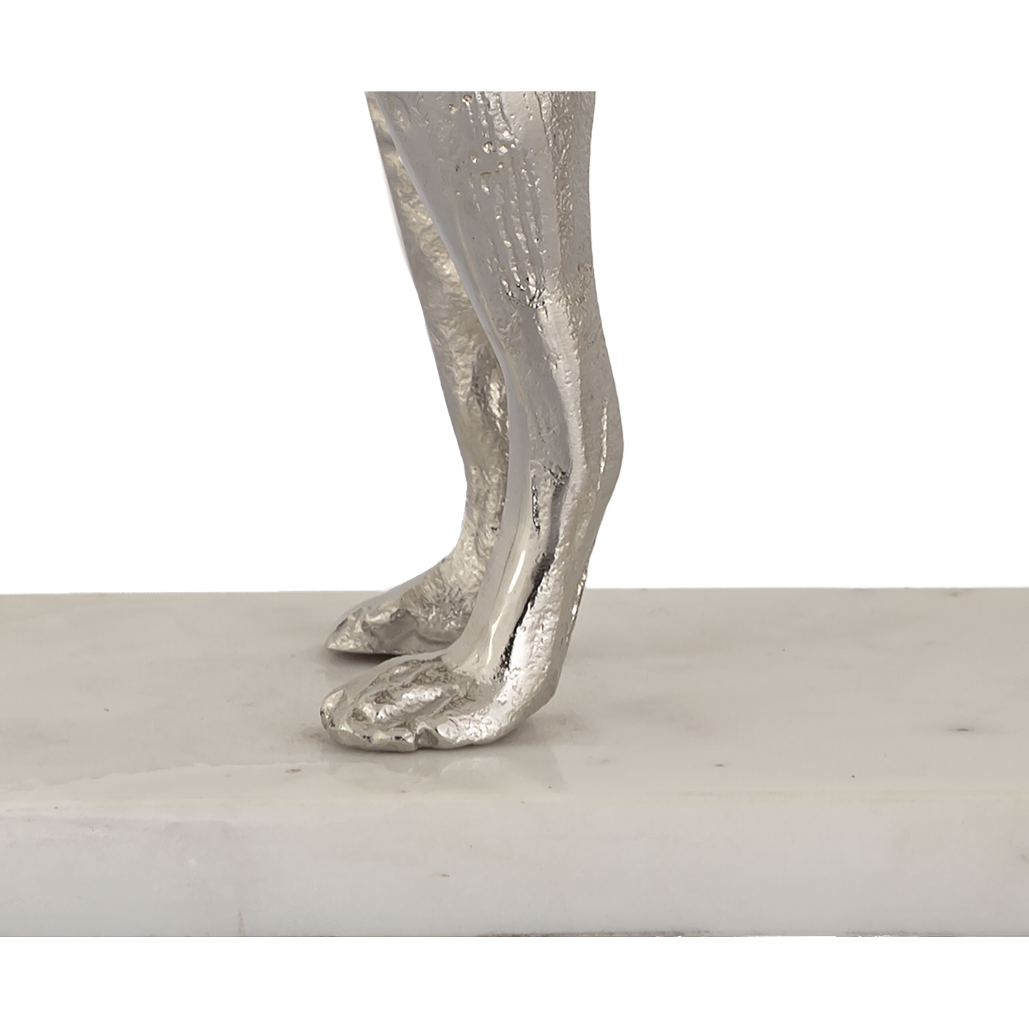 Bergie Nickel with White Dog Sculpture