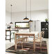 Alora Mood Abel 1 Light 14.25 inch Matte Black Pendant Ceiling Light