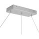 Elixir Linear Pendant Ceiling Light in Chrome