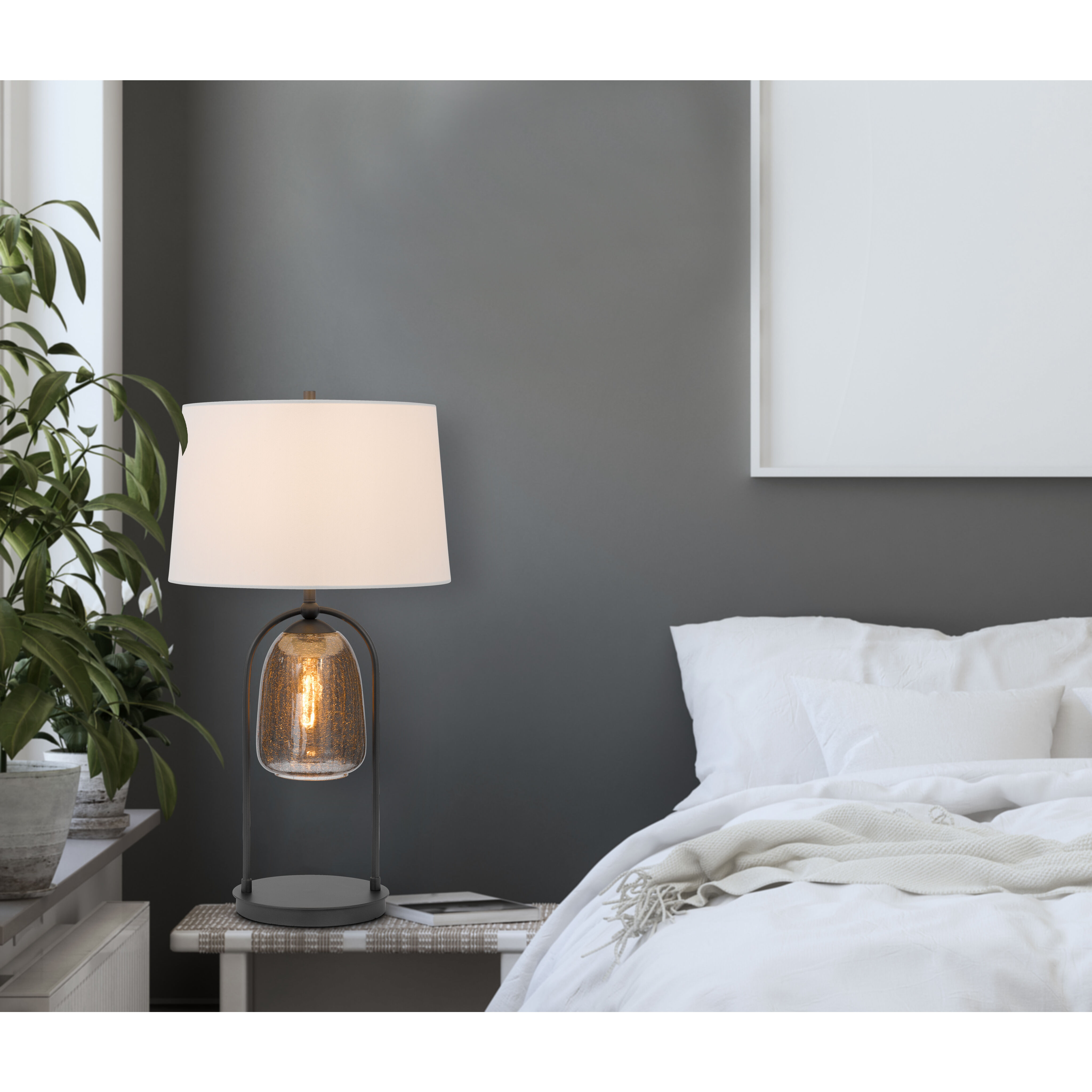 Midtown 31 inch 100.00 watt Matte Black Table Lamp Portable Light