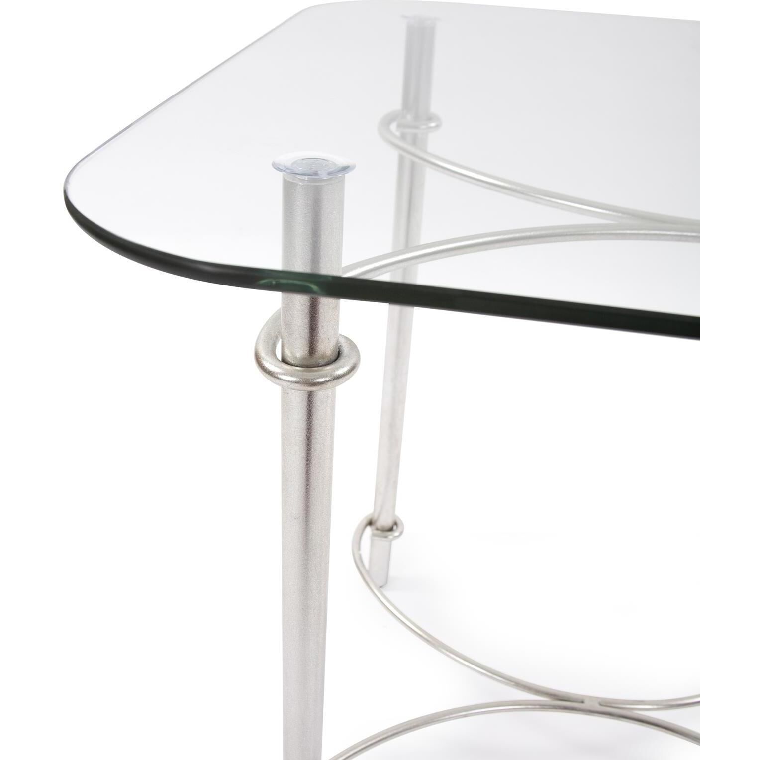 Laurel 24 X 24 inch Silver Side Table