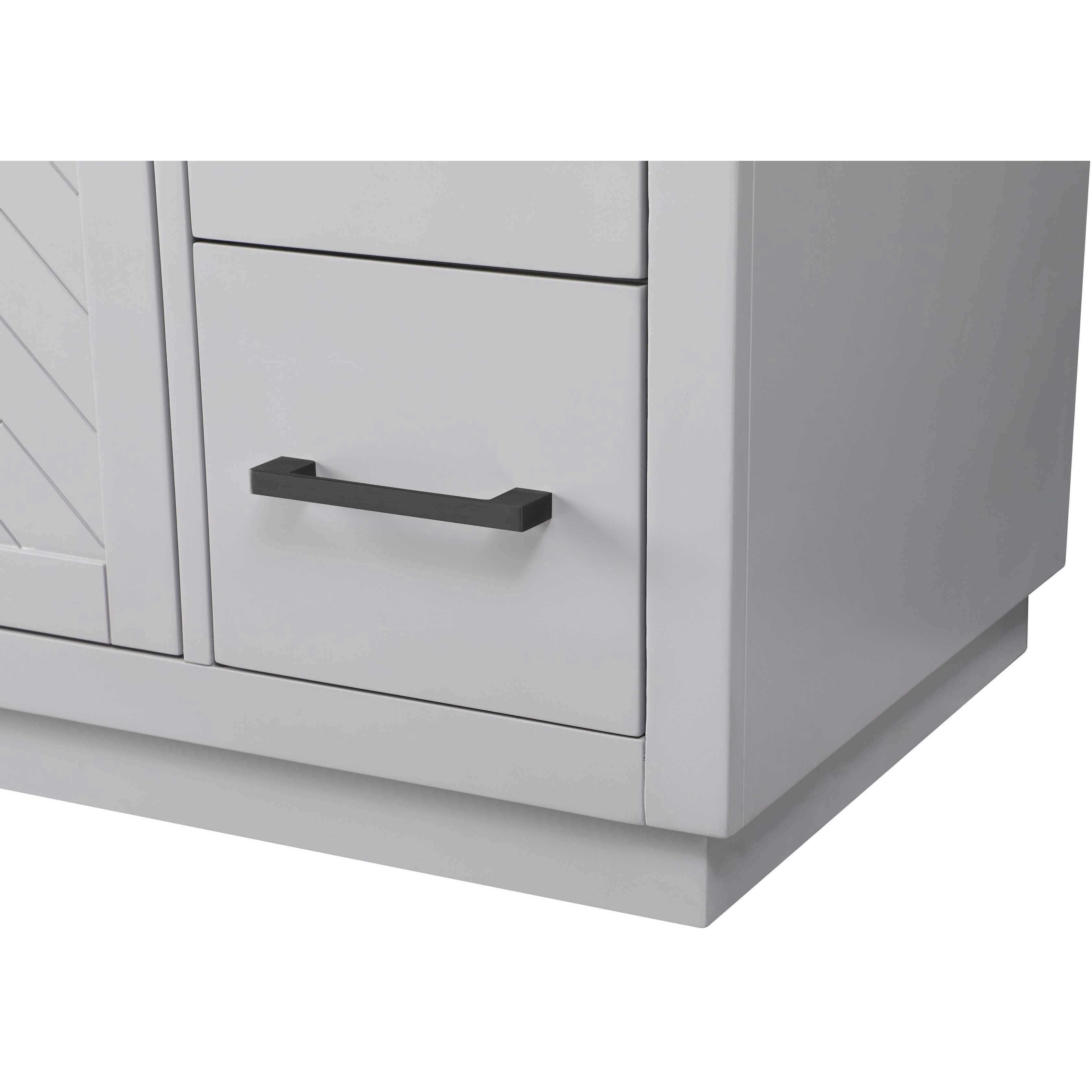 Chase 36 X 34 inch Grey Bathroom Vanity Cabinet