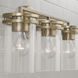 Fuller 3 Light 24 inch Aged Brass Vanity Light Wall Light