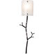 Ironwood 1 Light 6.6 inch Beige Silver Cover Sconce Wall Light in Metallic Beige Silver, Frosted Granite, Twig