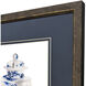 Indigo Vase II Blue and Multi and White Framed Art, Propac