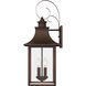 Chancellor 4 Light 28 inch Copper Bronze Outdoor Wall Lantern