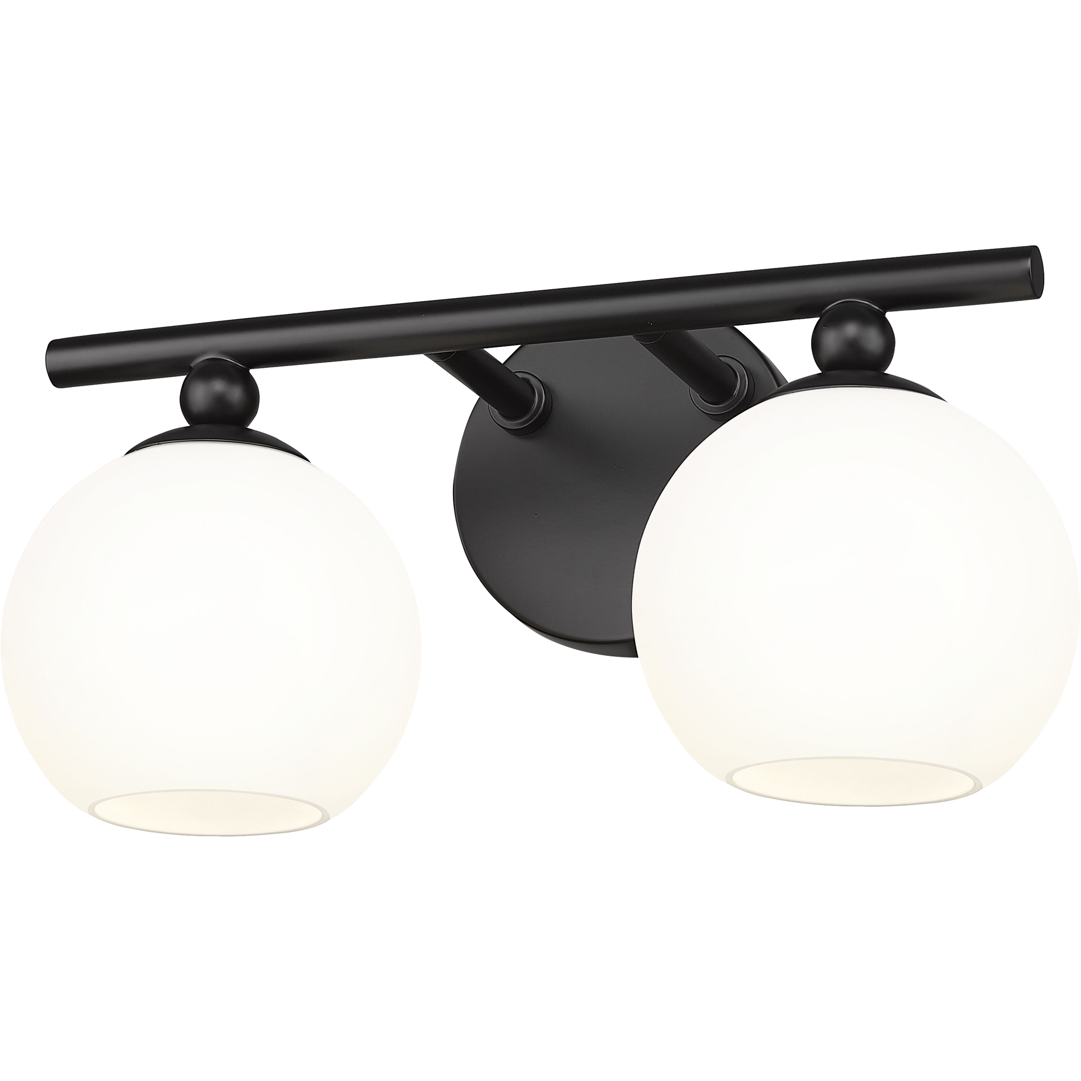 Neoma 2 Light 13.5 inch Matte Black Vanity Wall Light