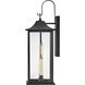 Nolan 2 Light 21.5 inch Black Outdoor Wall Mount