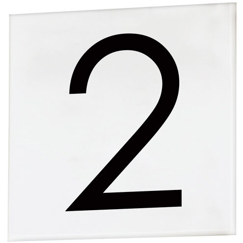 Address White Square Tile