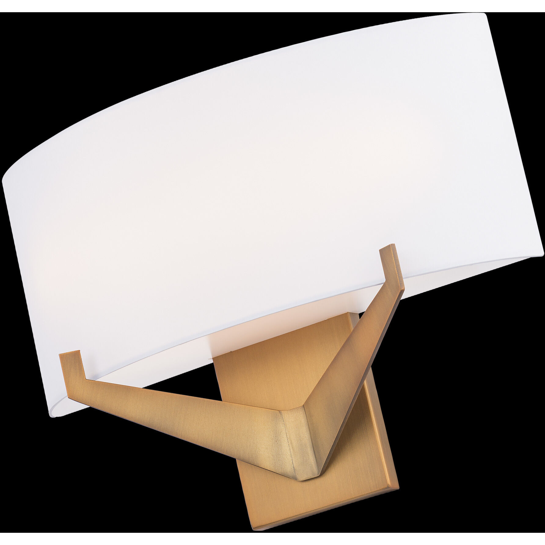 Fitzgerald LED 4 inch Aged Brass ADA Wall Sconce Wall Light in 2700K, dweLED