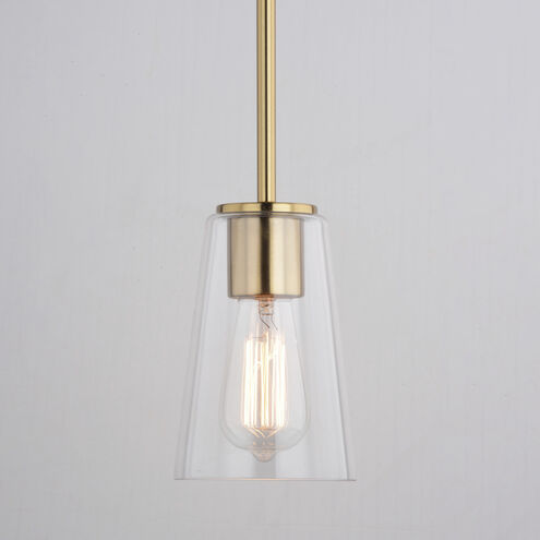 Beverly 1 Light 4.5 inch Muted Brass Mini Pendant Ceiling Light
