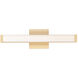 Spec Vanity LED 18 inch Gold Bath Vanity Wall Light