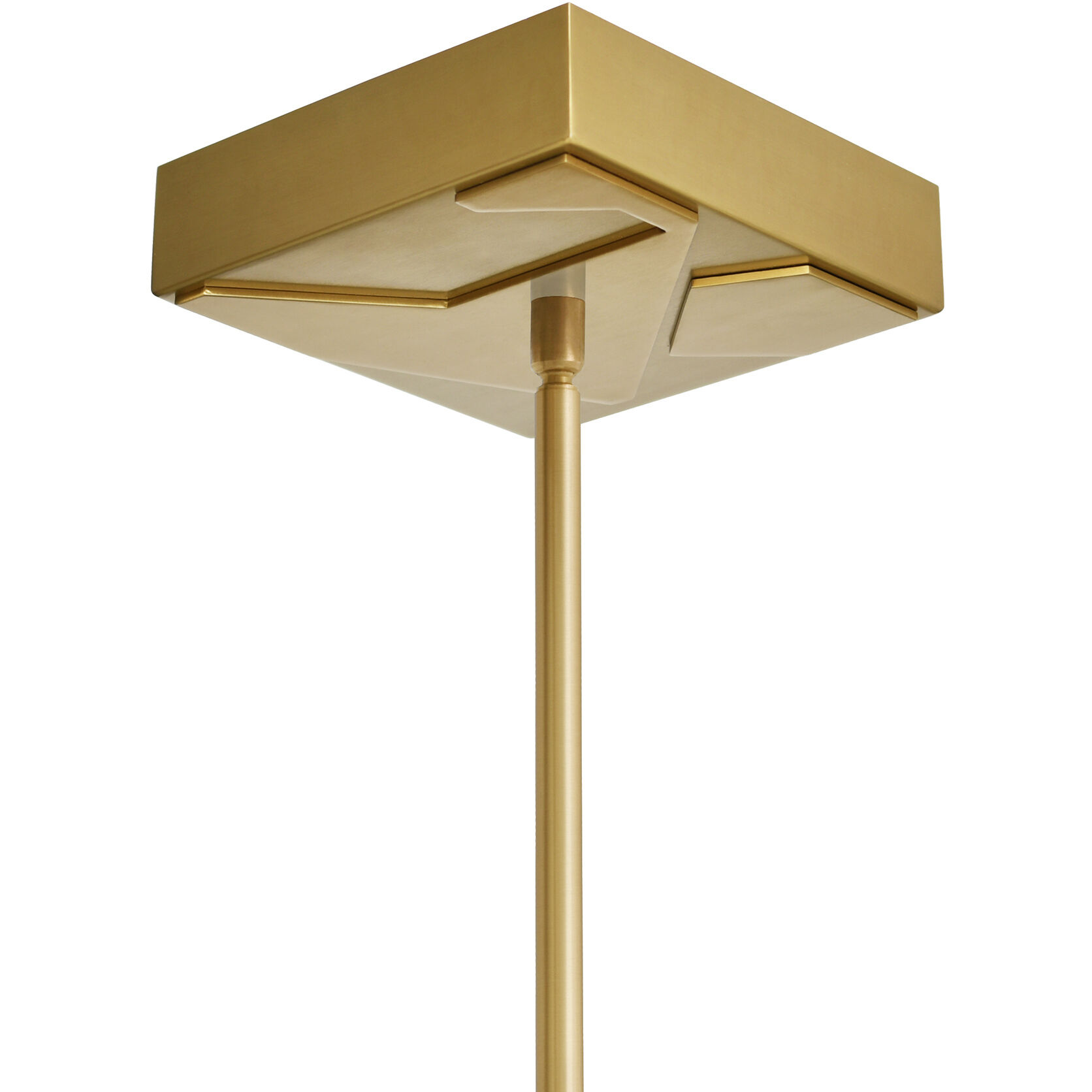 Solara LED 50 inch Brass Chandelier Ceiling Light