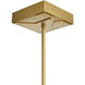 Solara 50 inch Brass Chandelier Ceiling Light