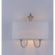 Bongo 1 Light 14 inch Satin Nickel Wall Sconce Wall Light