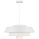 ED Ellen DeGeneres Brisbin 1 Light 24 inch Matte White Pendant Ceiling Light