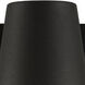 Candelero Outdoor LED 14 inch Matte Black with White Accent Outdoor Wall Sconce in Black Matte